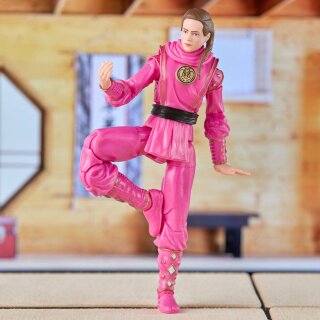 Power Rangers x Cobra Kai Ligtning Collection Actionfigur: Morphed Samantha LaRusso - Pink Mantis Ranger