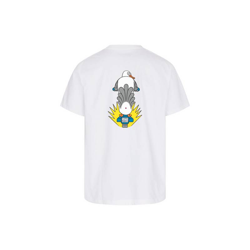 Cleptomanicx Scooter Gull Printshirt Herren