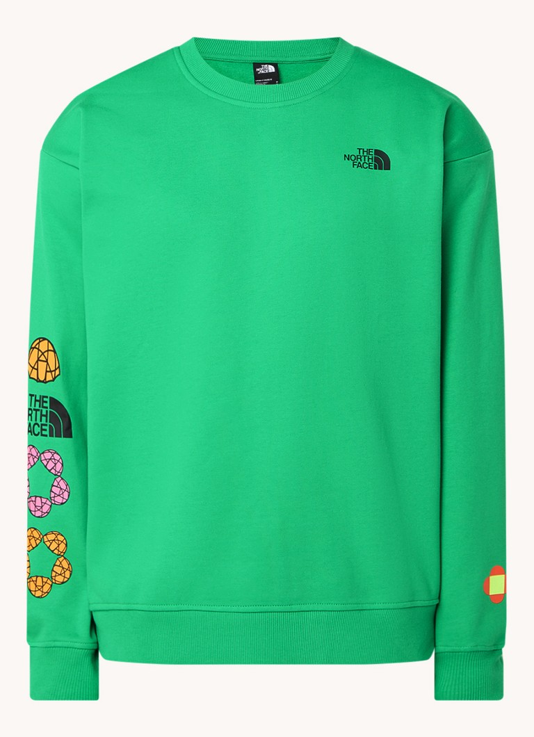 The North Face TNF x Yinka Ilori -neulepaita logopainatuksella