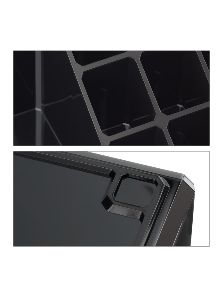 relaxdays Makeup Organizer in Schwarz günstig kaufen onesize