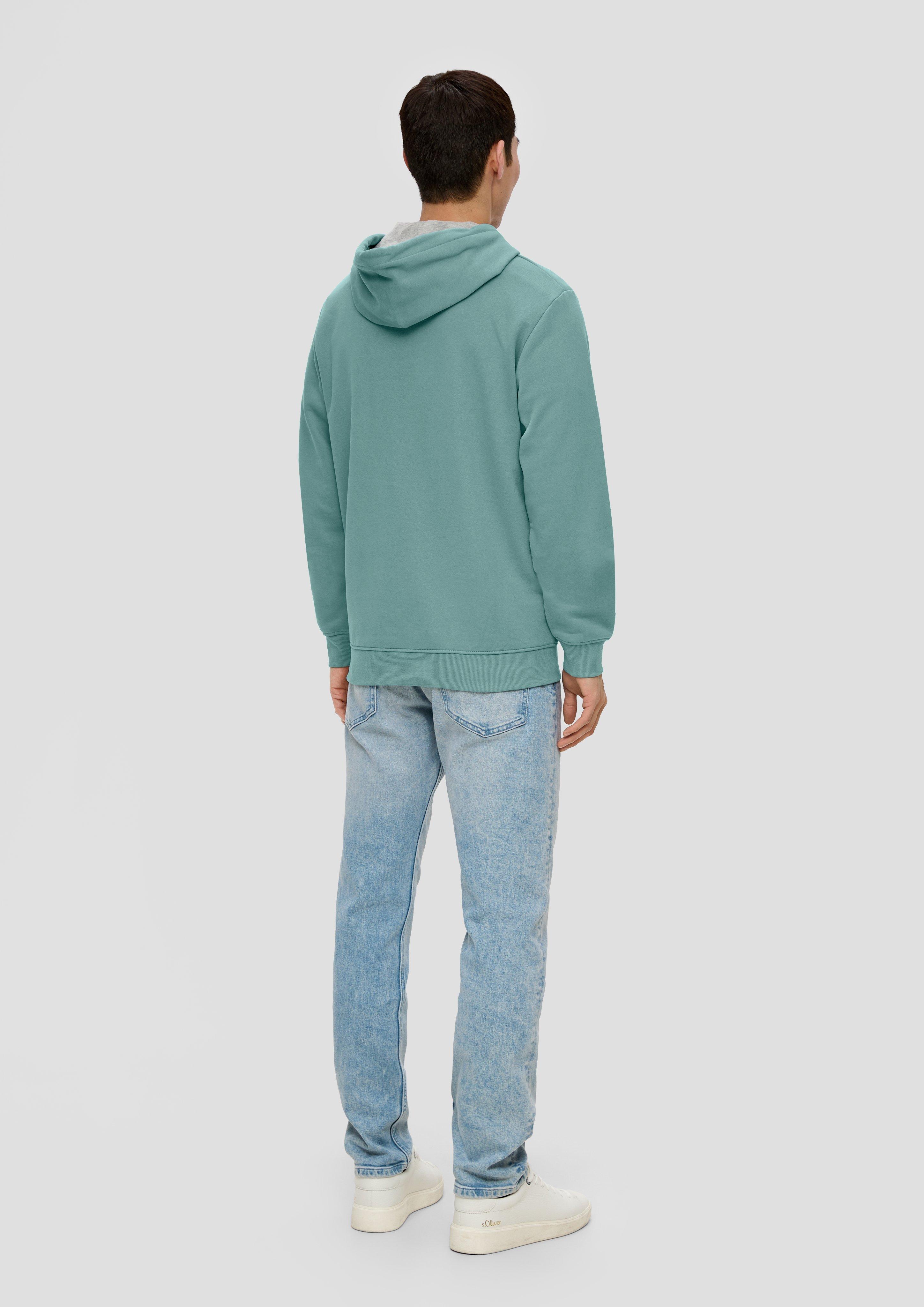 Sweatshirt mit gummiertem Label-Print  2138654-65D1