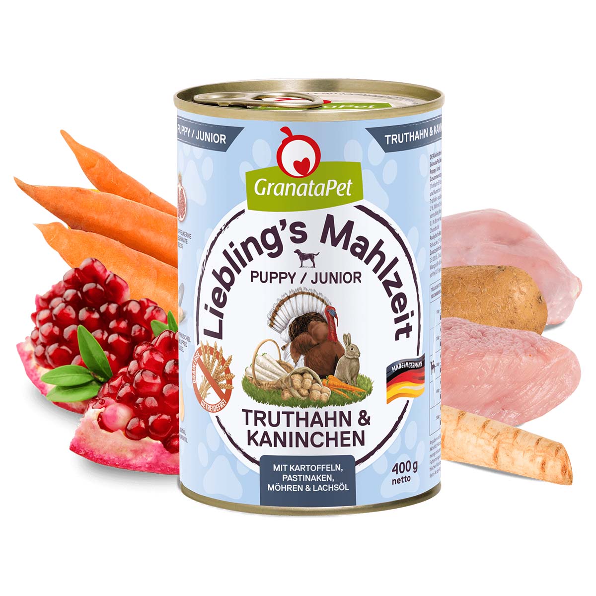 GranataPet Liebling's Mahlzeit Junior Truthahn und Kaninchen