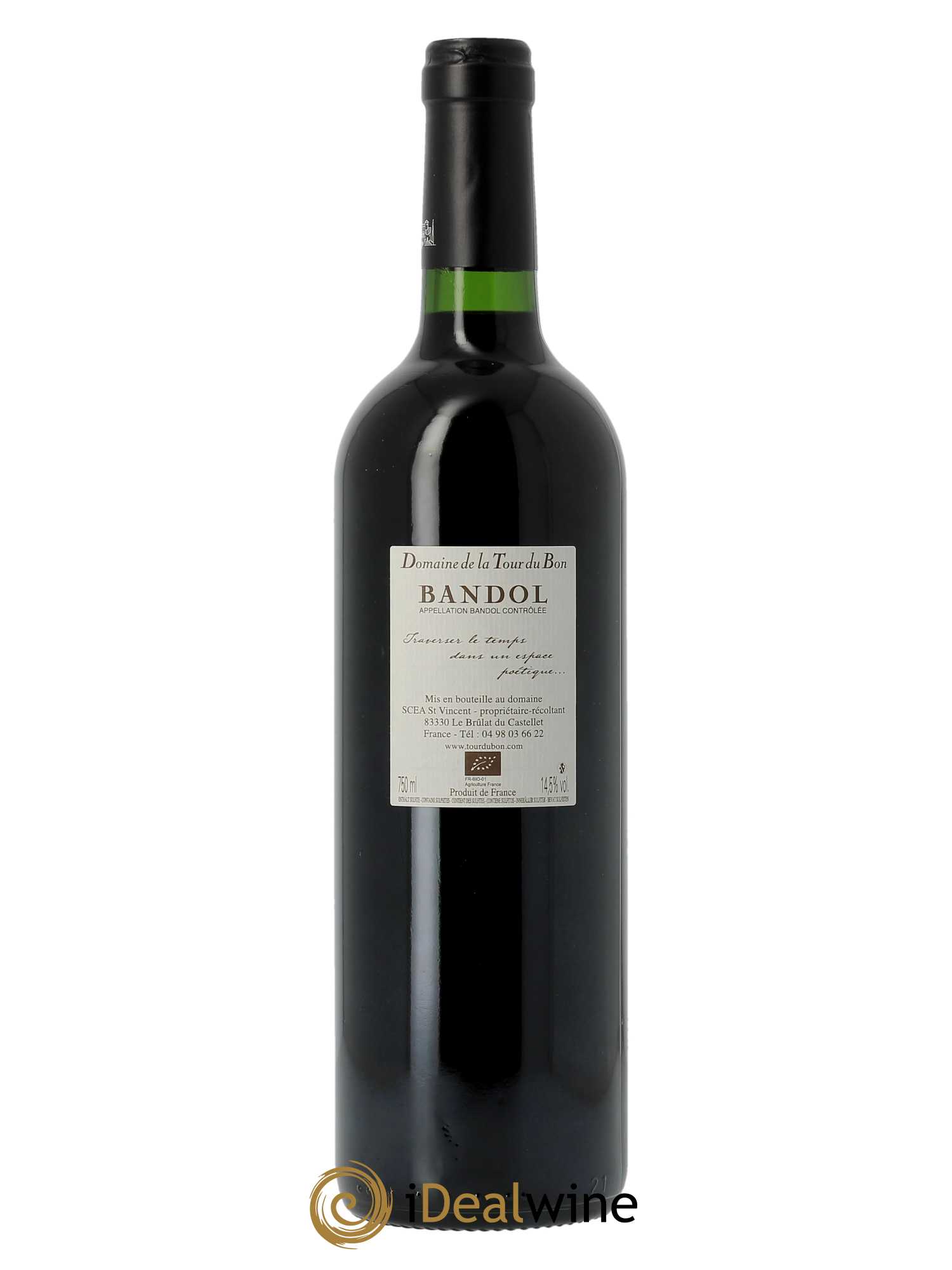 Bandol La Tour du Bon Agnès Henry  2020 - Lot de 1 Bouteille