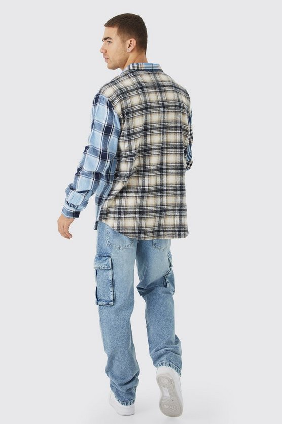 Lockere Cargo-Jeans
