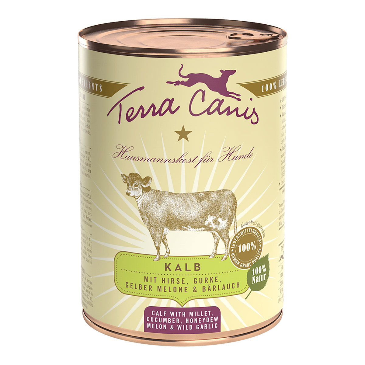 Terra Canis CLASSIC Kalb mit Hirse, Gurke, Melone bei ZooRoyal