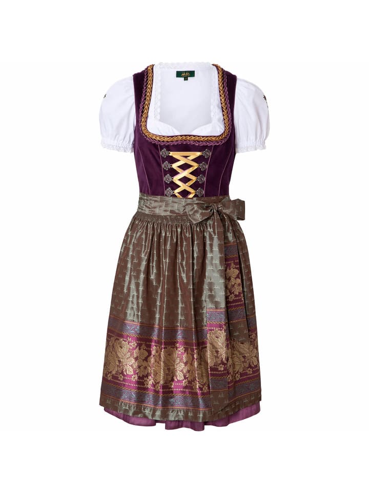 Wiesnkönig Dirndl Sarina in Lila günstig kaufen