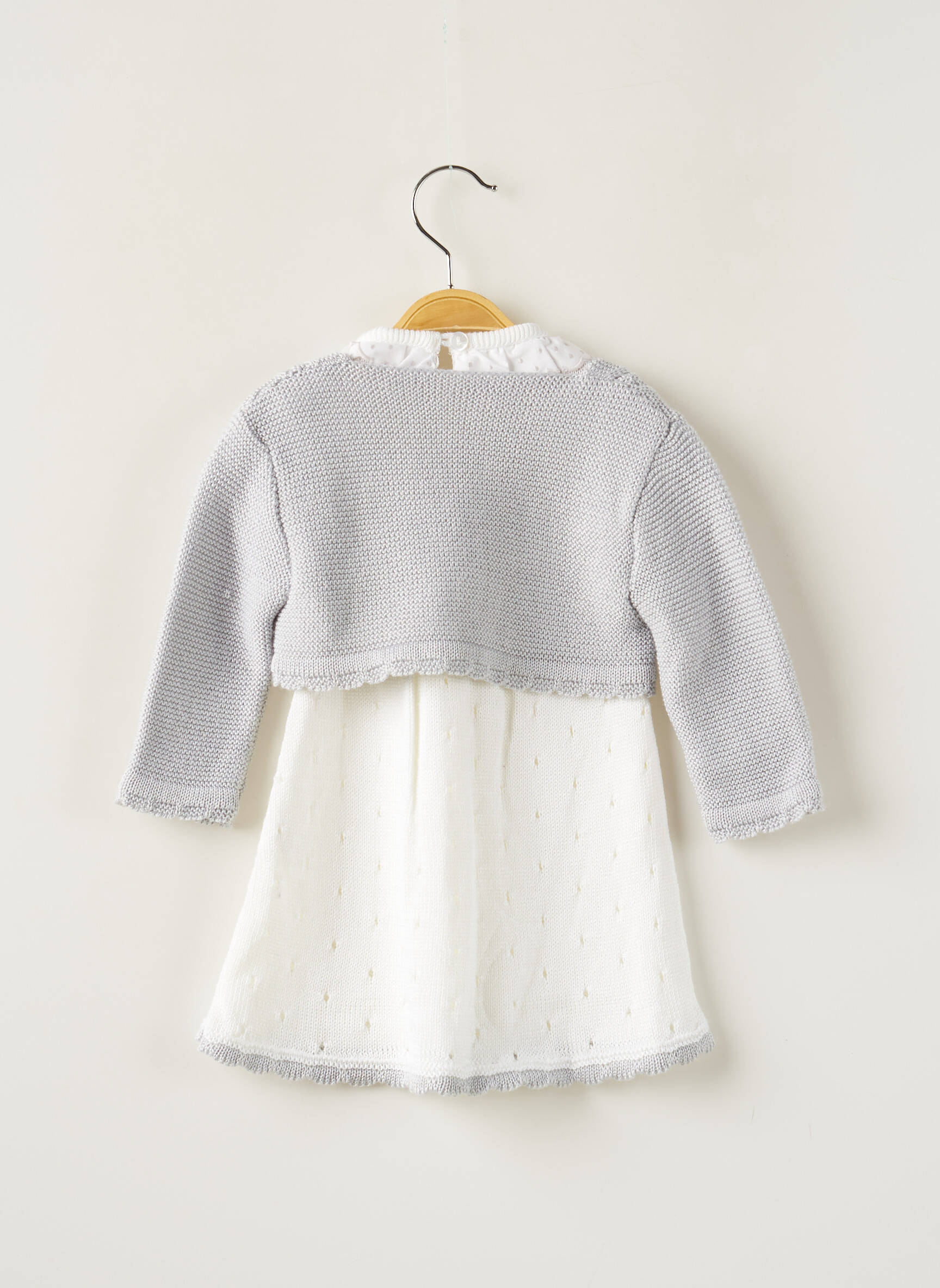 Fruit De Ma Passion Robe Veste Fille couleur gris