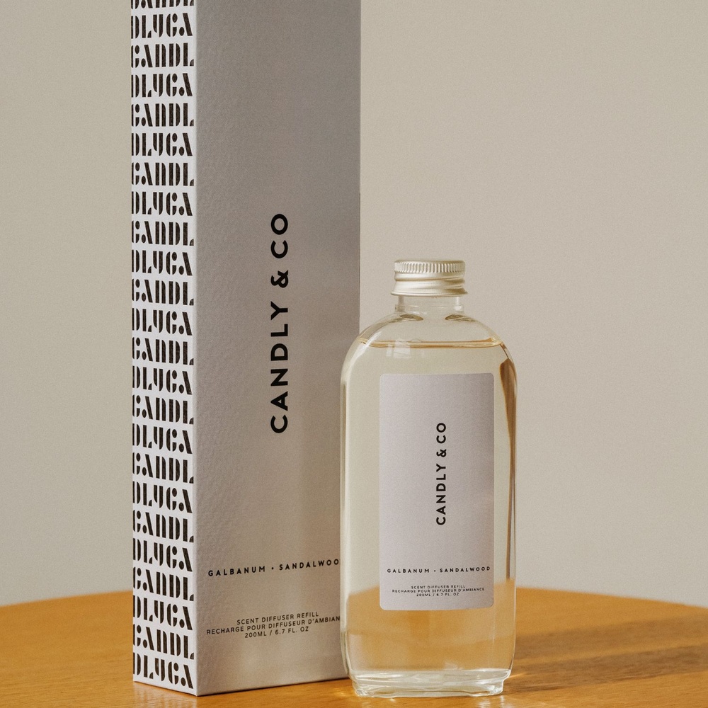 candly&co Recharge diffuseur No.6 Galbanum, Bois de santal Recharge diffuseur