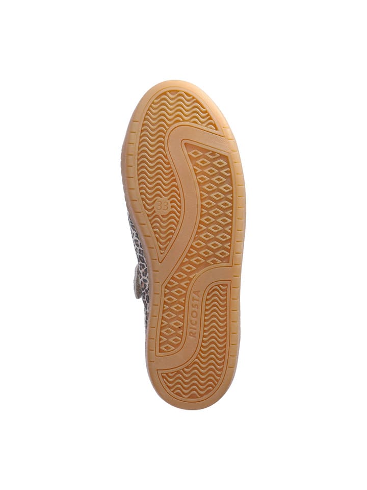 Ricosta Leder-Sneakers in Beige/ Braun günstig kaufen