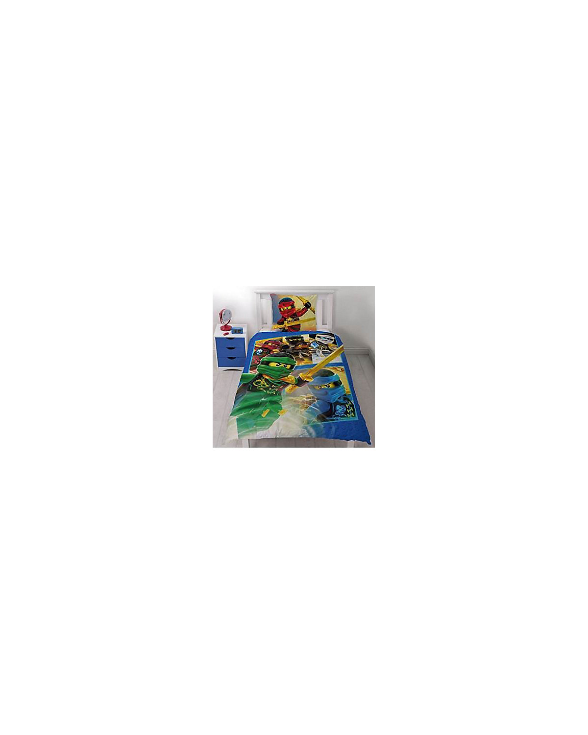 Wende- Kinderbettwäsche LEGO Ninjago, Renforcé, 135 x 200 cm