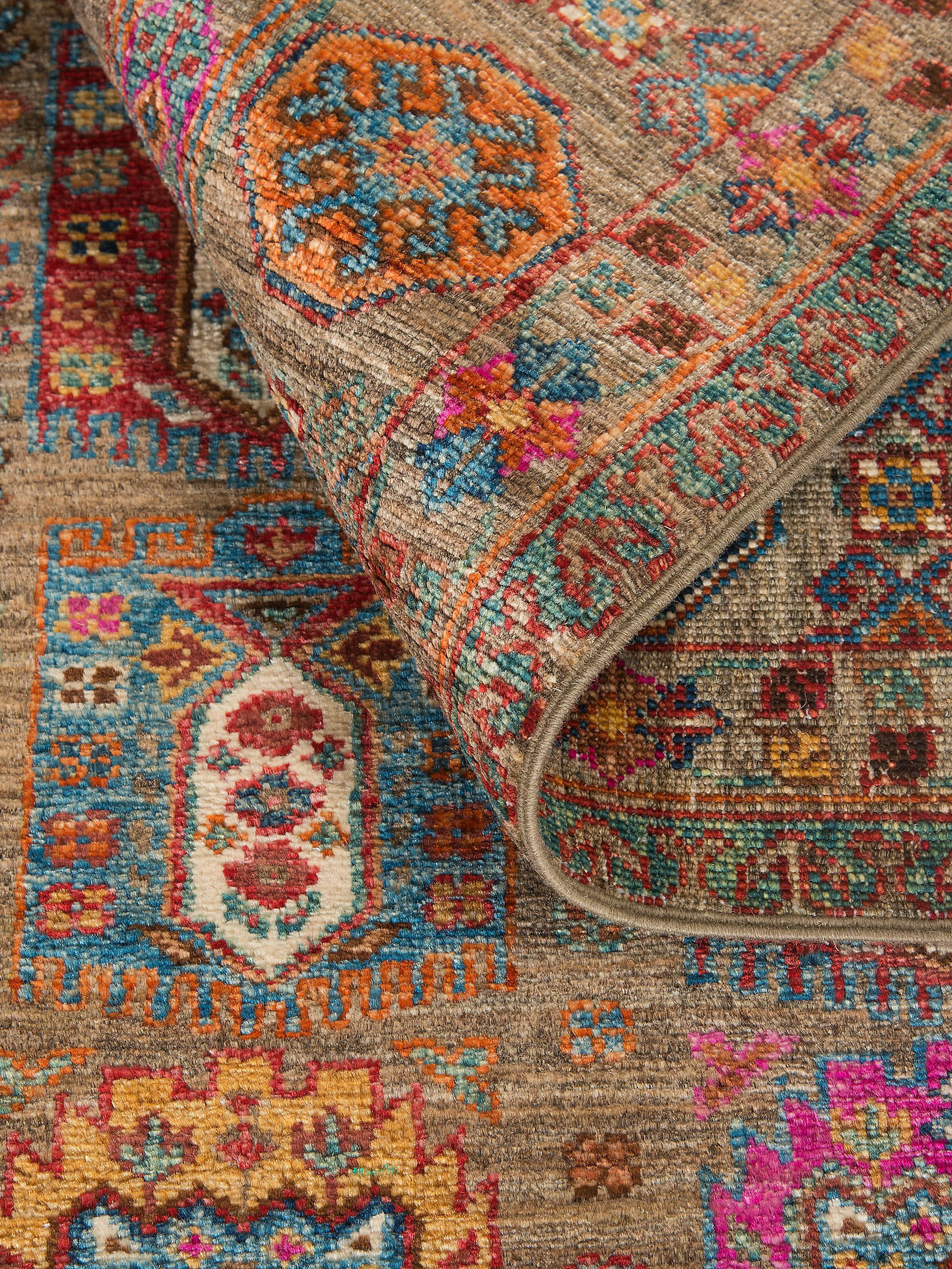 Kazak Ghazni ca. 121 x 187 cm, Unikat / Einzelstück