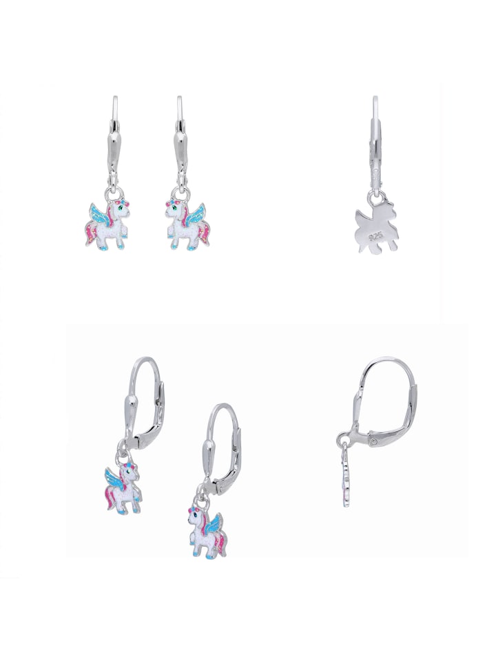 schmuck23 Silber Ohrringe 925 Einhorn 0,7 cm x 0,8 cm günstig kaufen onesize