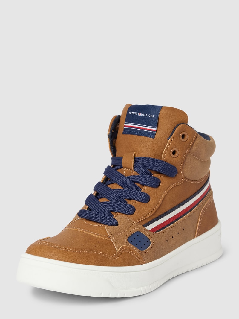 Boots mit Schnürverschluss Modell 'KAREEM' in camel