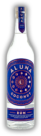 Aluna Coconut Rum Aluna Coconut Rum Eine Rum-basierte Spirituose mit natürlichem Kokosnuss-Aroma bei weniger Zucker. 0,7	 Liter - Vol 37,5%
