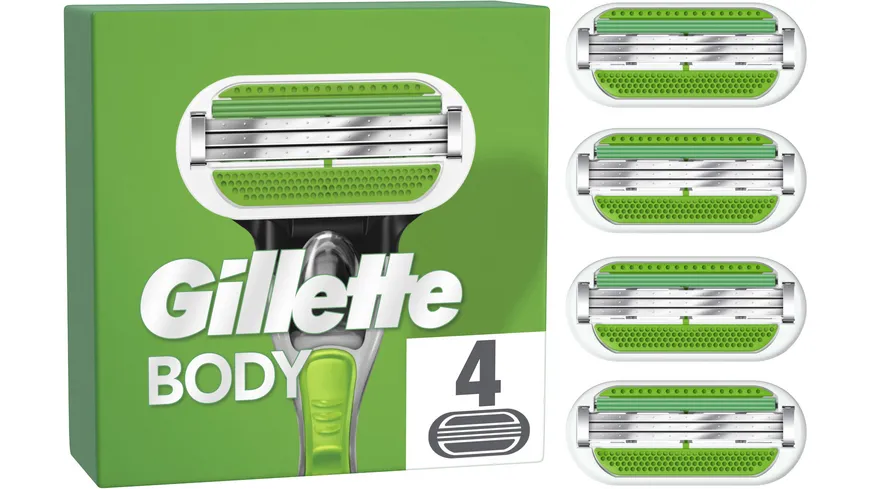 Gillette Rasierklingen Body 4er