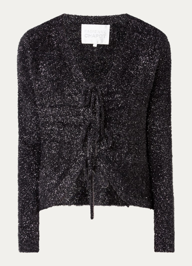 Fabienne Chapot Kim πλεκτή ζακέτα με lurex και τελείωμα