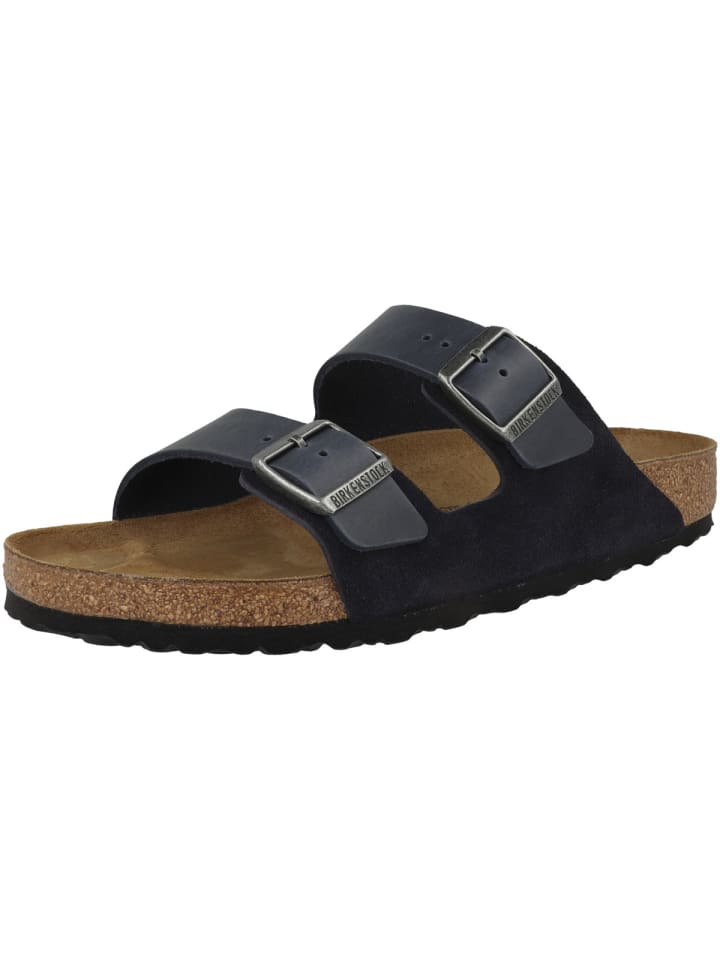 Birkenstock Sandale Arizona Leder Mix normal in dunkelblau günstig kaufen 48