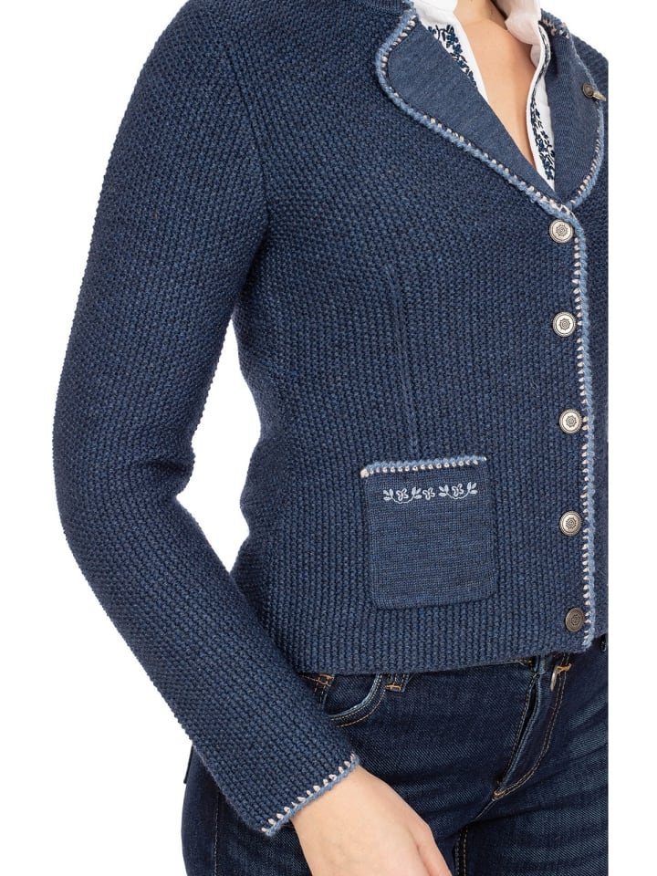 Spieth & Wensky Strickjacke AILEEN in jeansblau günstig kaufen
