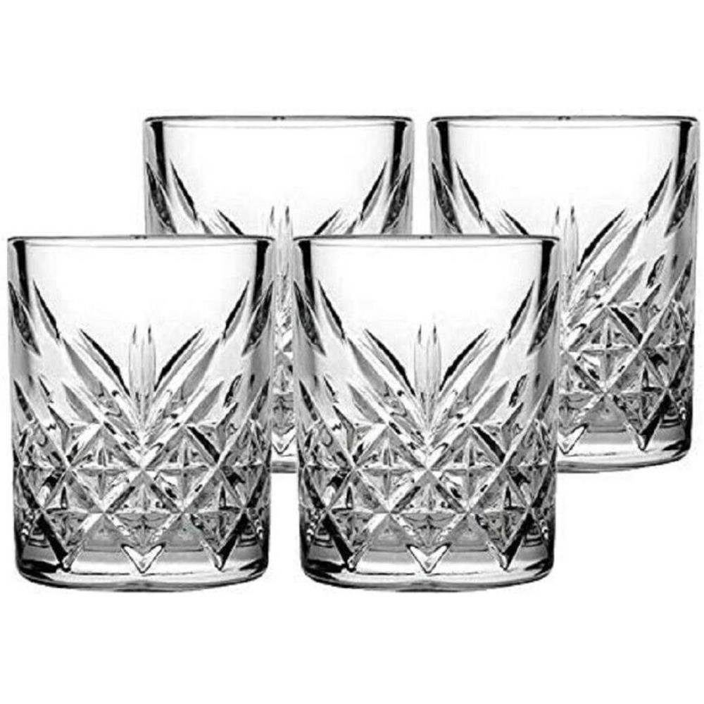 Pasabahce Gläser-Set Timeless, Glas, 4-teliges Schnapsgläser Set, Shotgläser