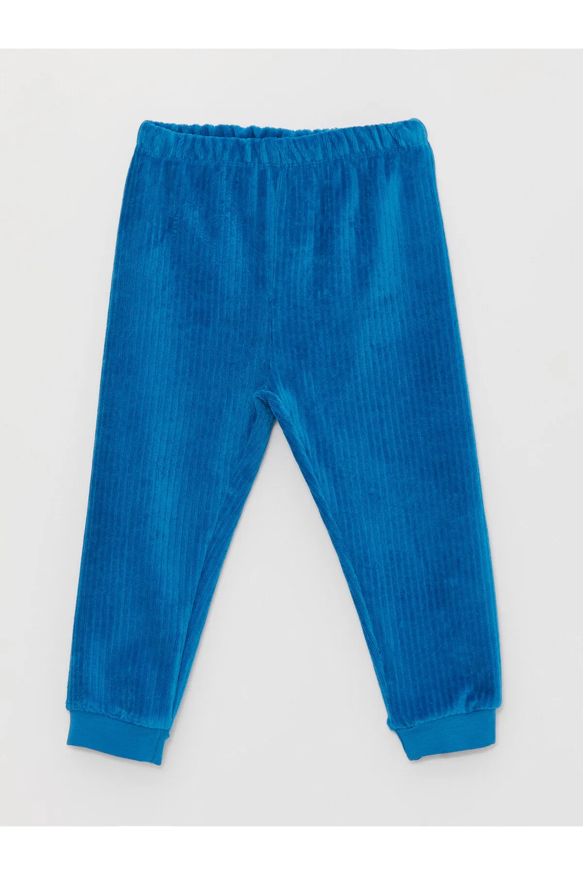 LC Waikiki  Langärmliges Basic-Pyjama-Set für Jungen aus Baumwolle mit Rundhalsausschnitt