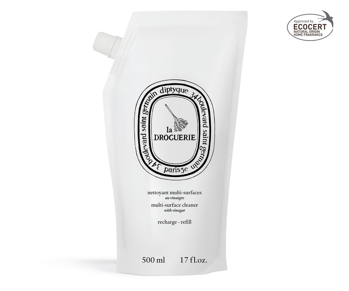 La Droguerie - Recharge pour nettoyant multi-surfaces au vinaigre