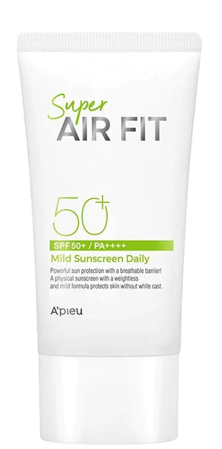A'Pieu Super Air Fit Mild Solcreme Daglig SPF50+ PA++++