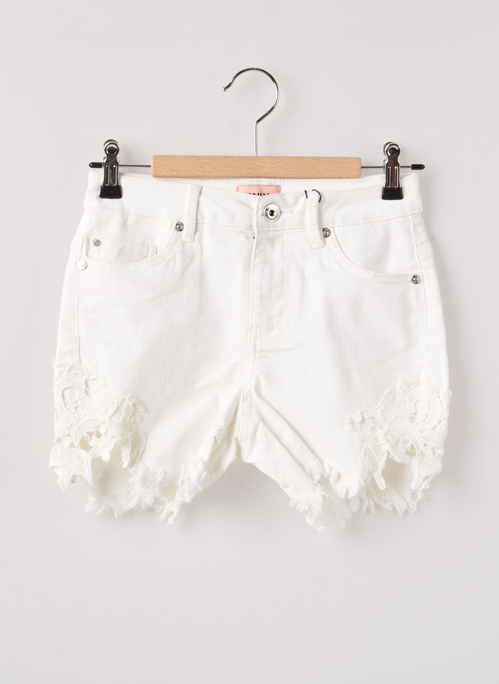 Only Shorts 1 Femme couleur blanc