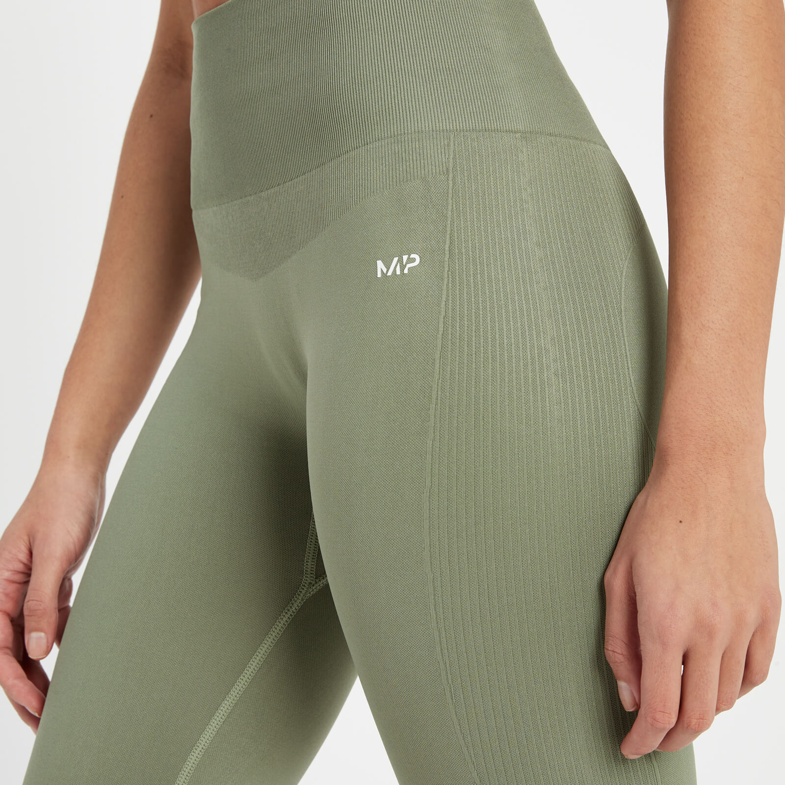 Legging ⅞ sans coutures MP Shape pour femmes – Jade délavé
