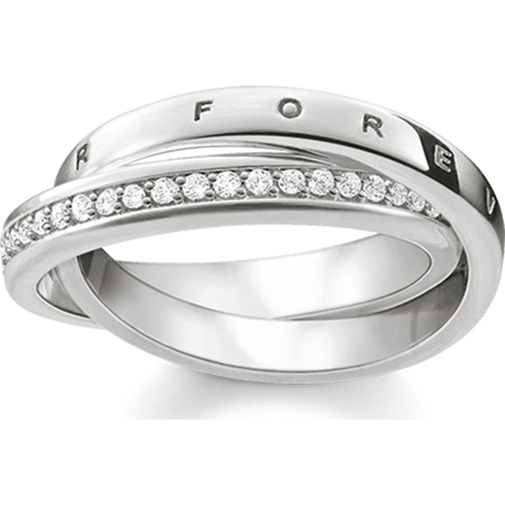 Thomas Sabo Bague pour femme 925 Argent argent Bague