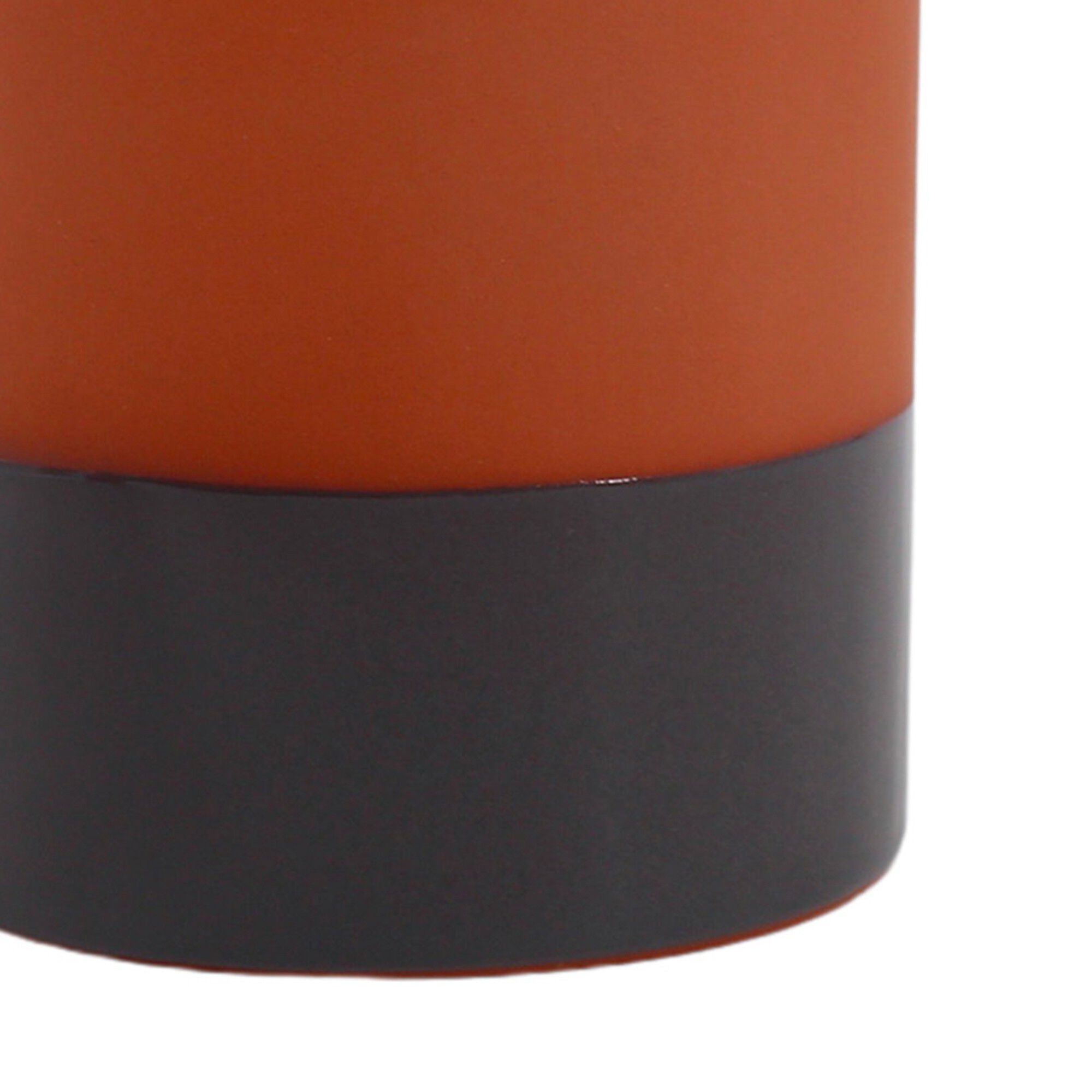 Vase cylindrique en céramique, bicolore