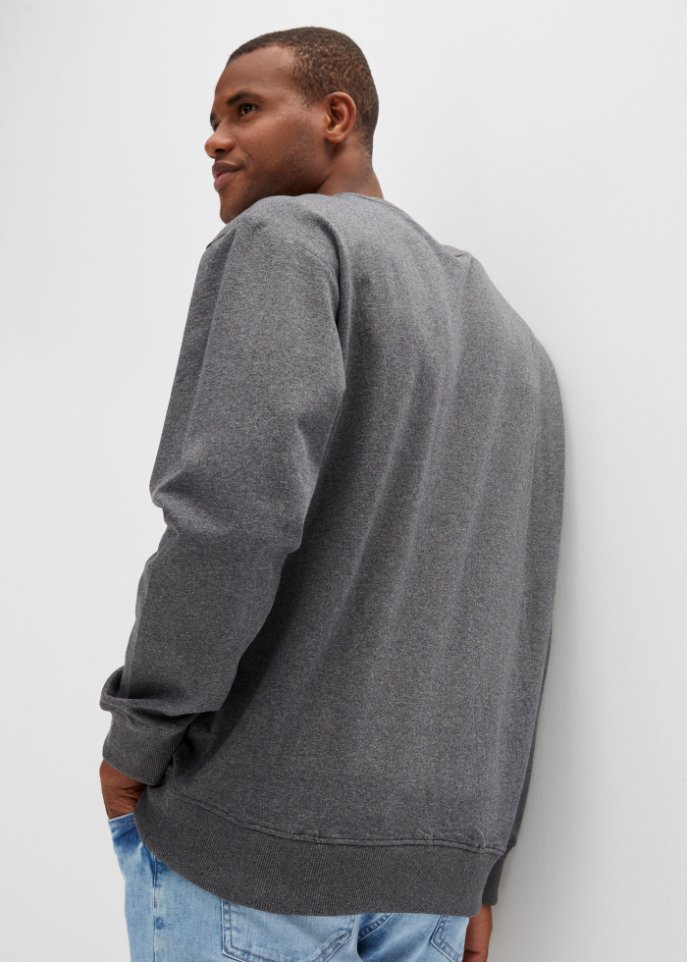 Sweatshirt mit recyceltem Polyester, Loose Fit