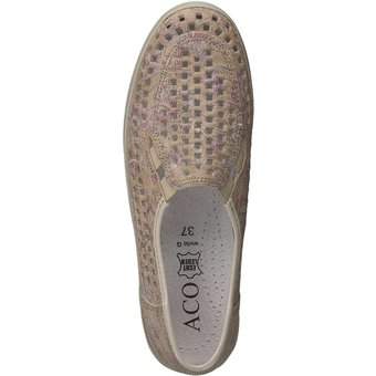 Aco Buzios Slipper in beige