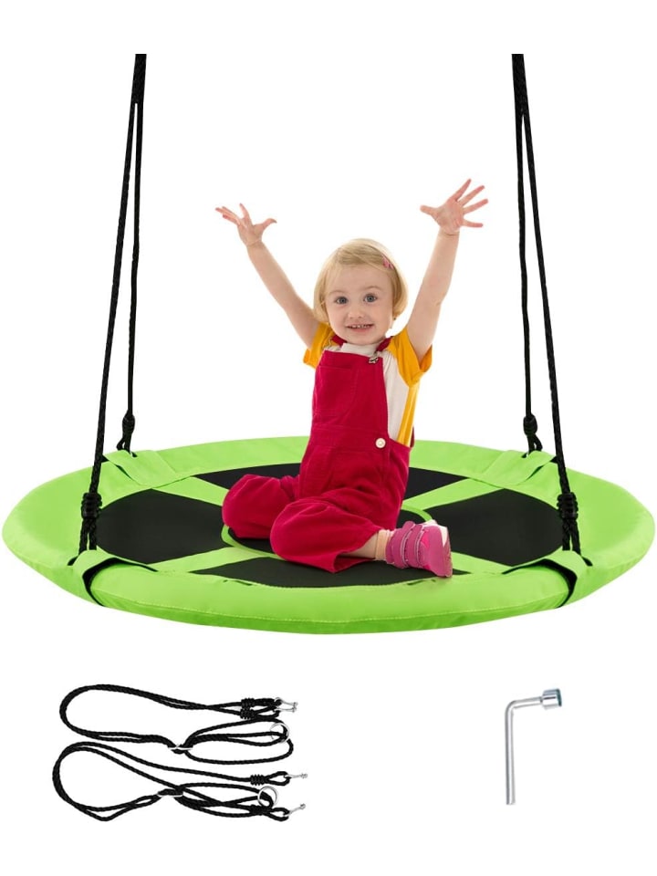 COSTWAY Nestschaukel φ100cm in Grün günstig kaufen onesize