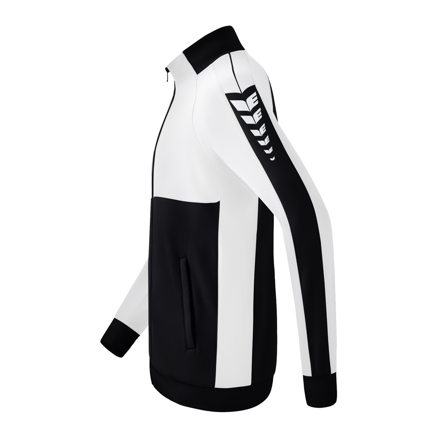 Erima Six Wings Trainingsjacke Kids Schwarz Weiss