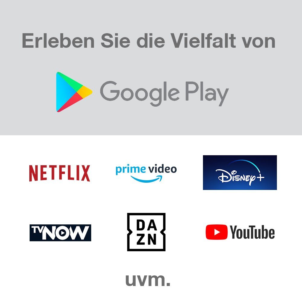 Toshiba 32WA3B63DAZ LCD-LED Fernseher (80 cm/32 Zoll, HD-ready, Android TV, Triple-Tuner, Play Store, Google Assistant, Bluetooth)