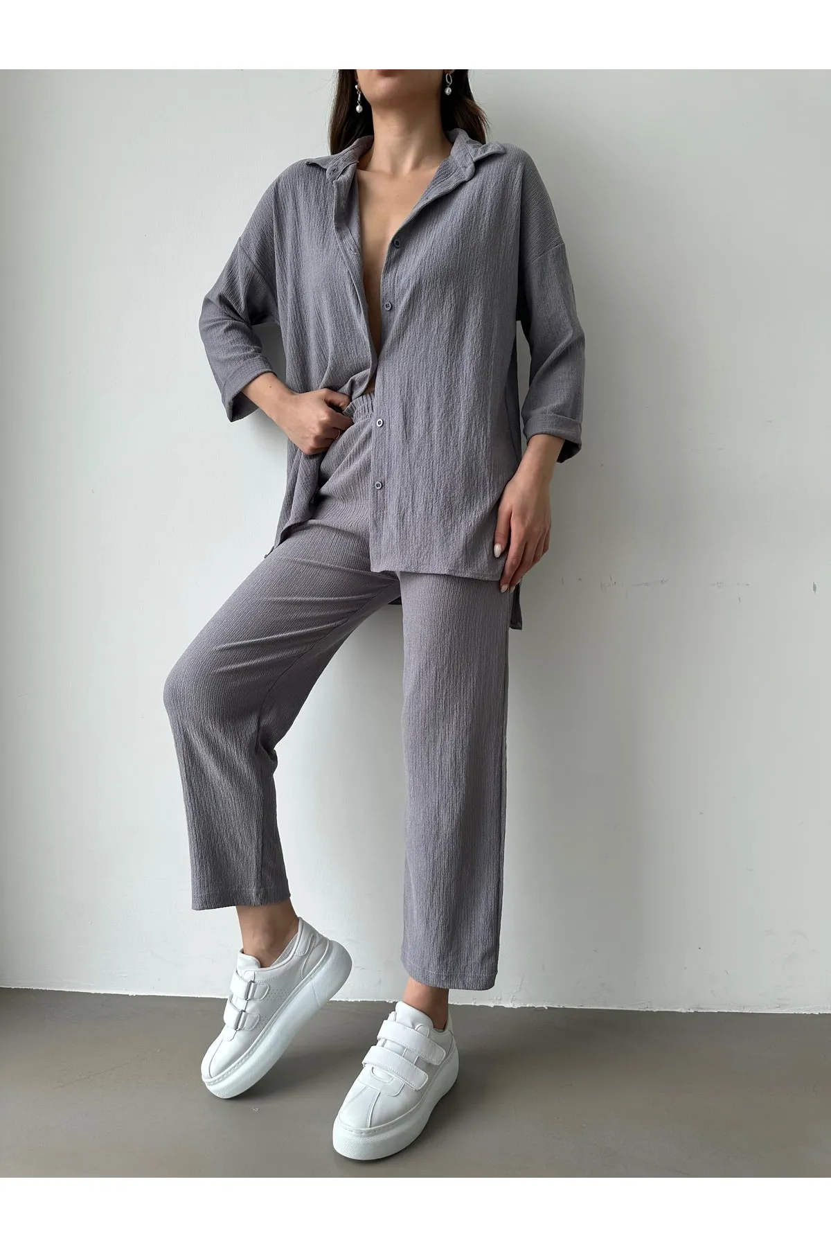 BEJNA  Zweiteiler - Grau - Regular Fit