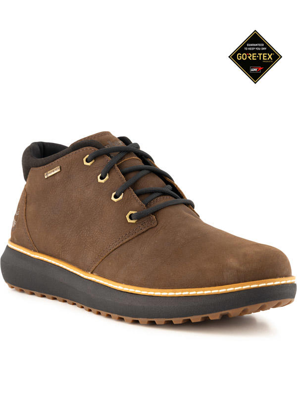Timberland, Schnürschuhe Hudson, Nubukleder GORE-TEX®, dunkelbraun