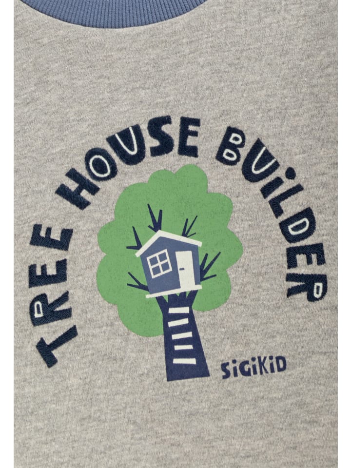 Sigikid Wendeshirt forest adventure in grau/blau günstig kaufen
