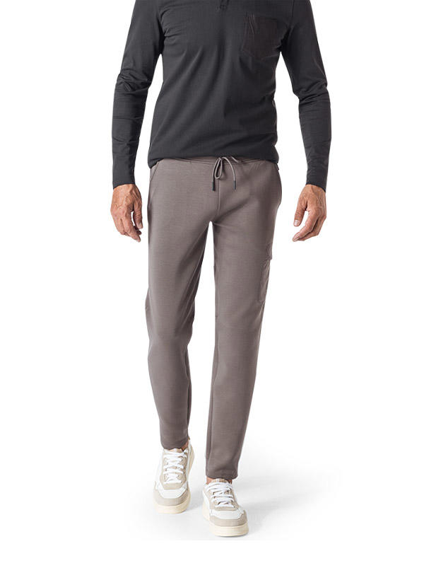 BOGGI MILANO, Sweatpants, Baumwolle, dunkelgrau