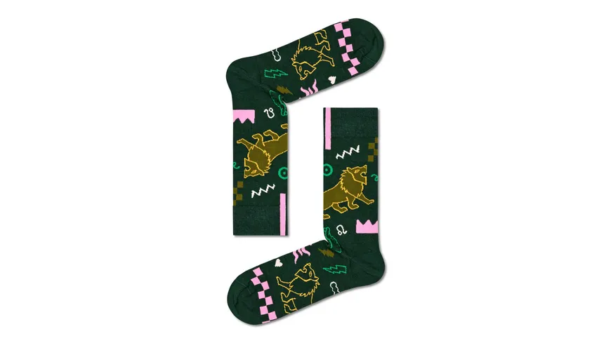Happy Socks Unisex Socken Leo orange