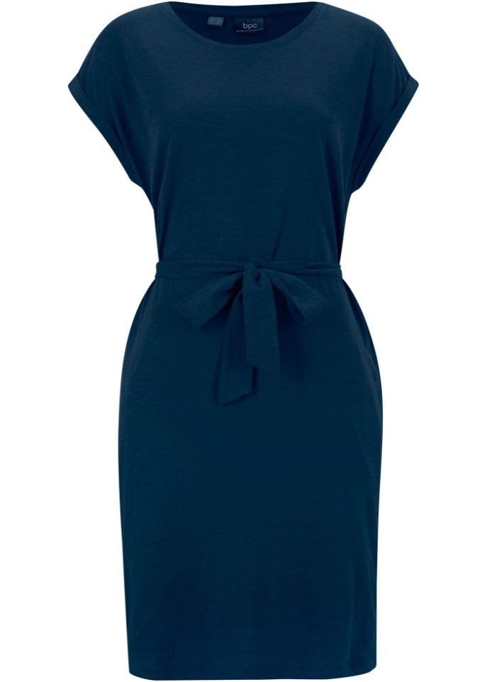 Shirtkleid mit Bindeband