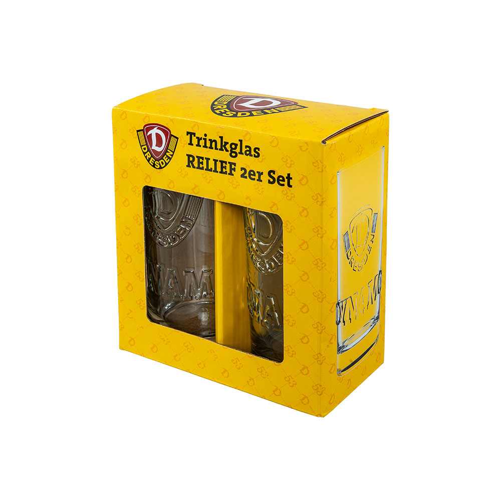 Trinkglas RELIEF 0,25l (2er Set)