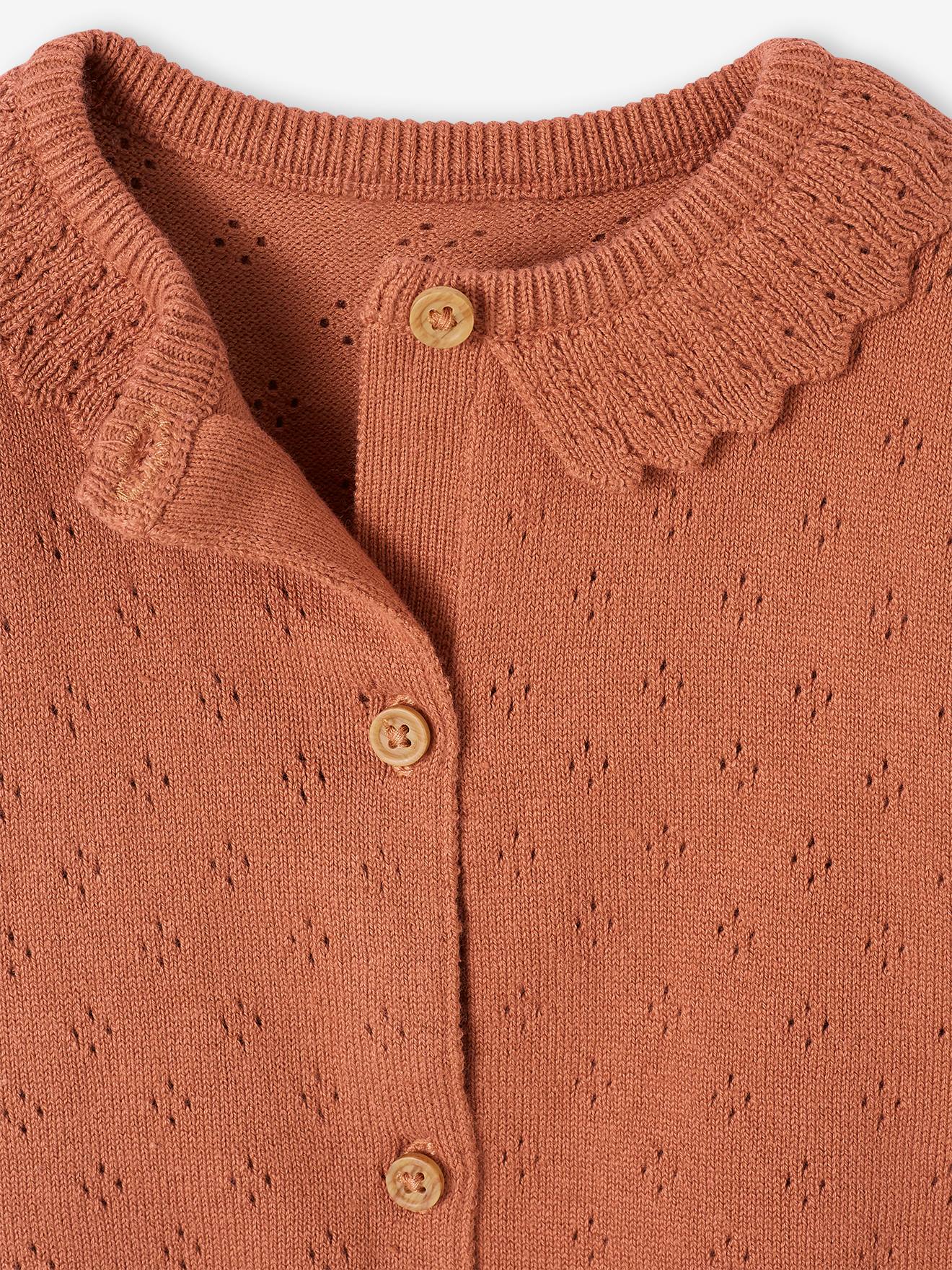 Vertbaudet Baby Strickjacke Oeko-Tex - pekannuss