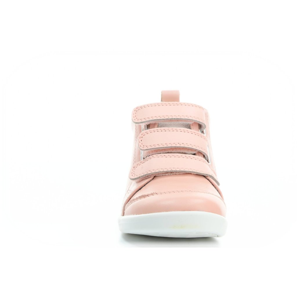 Bobux Hi Court Switch Arcitc Seashell (Silver metal/White) rosa gefütterte Stiefeletten