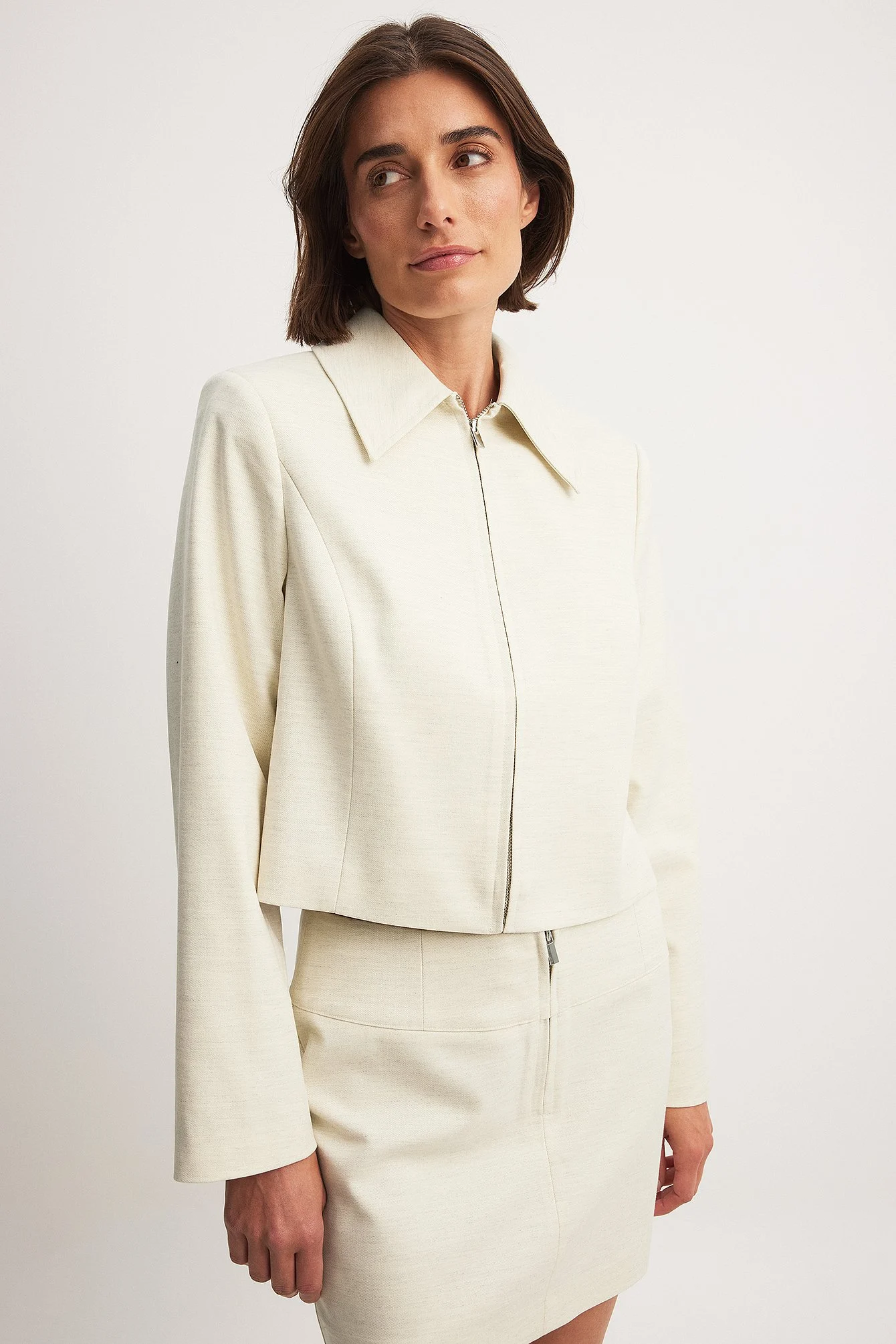 Jacke mit Reißverschlussdetail