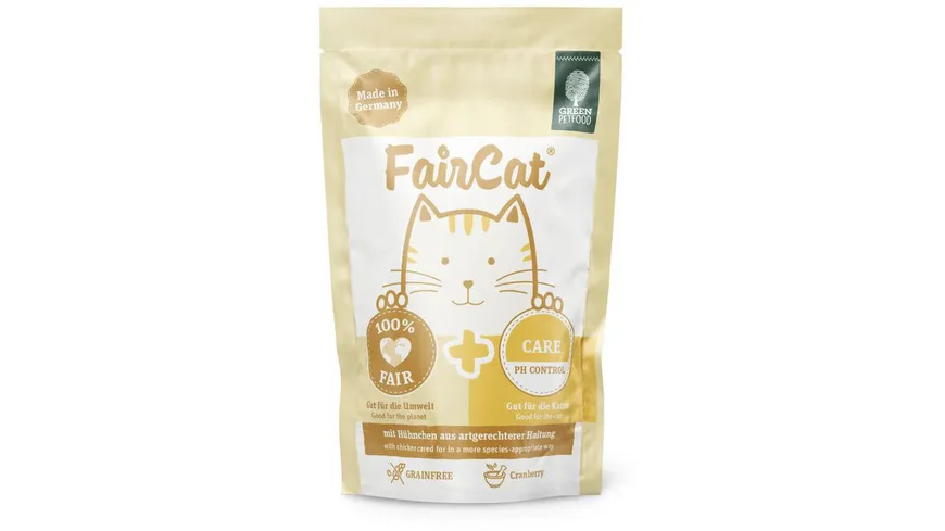 FairCat Care ph Control mit Hühnchen aus artgerechterer Haltung 85 g