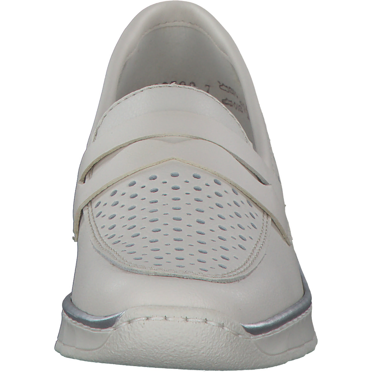 Rieker N3356, Slipper, Damen, offwhite/porzellan
