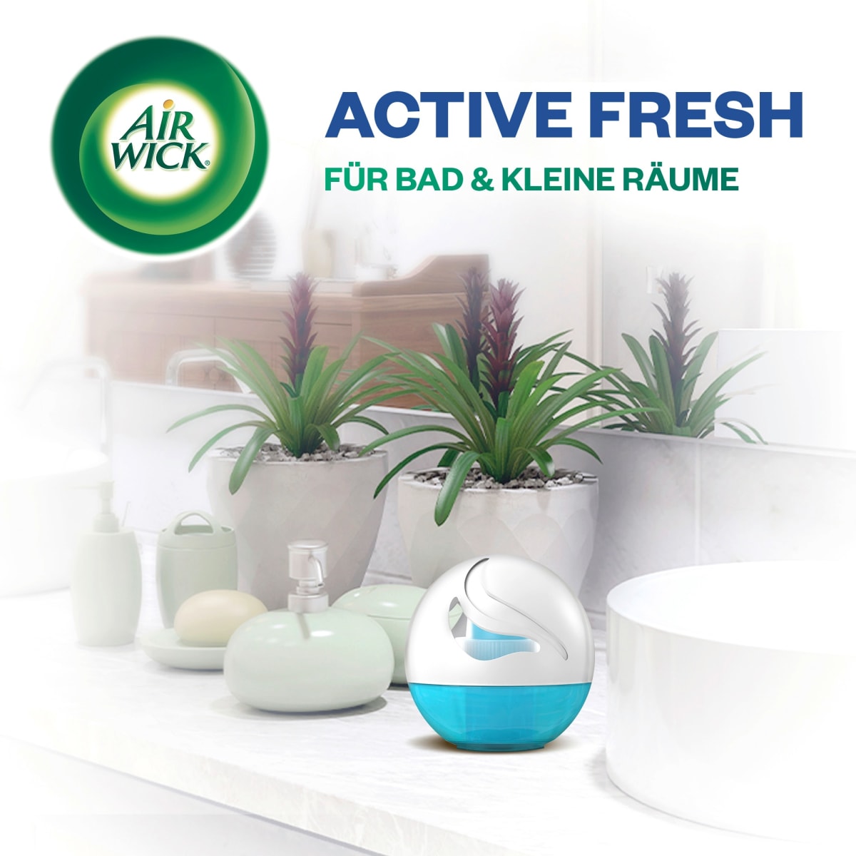 Lufterfrischer für Bad & kleine Räume Frische Wäsche, 75 ml