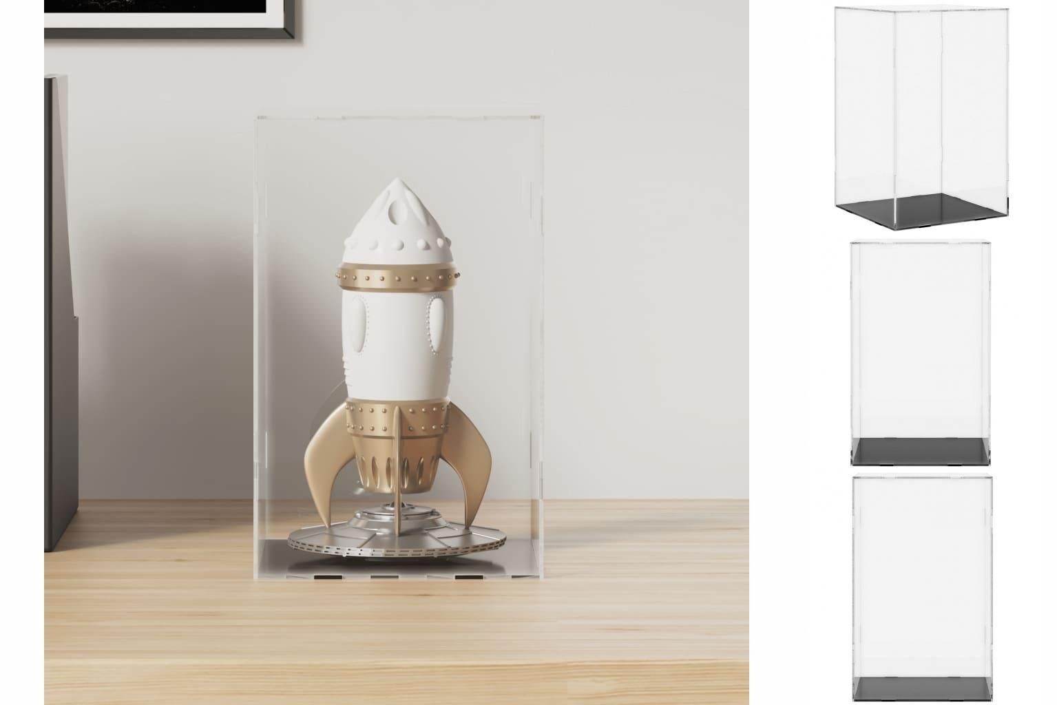vidaXL Kleiderschrank Vitrine Transparent 14x14x22 cm Acryl