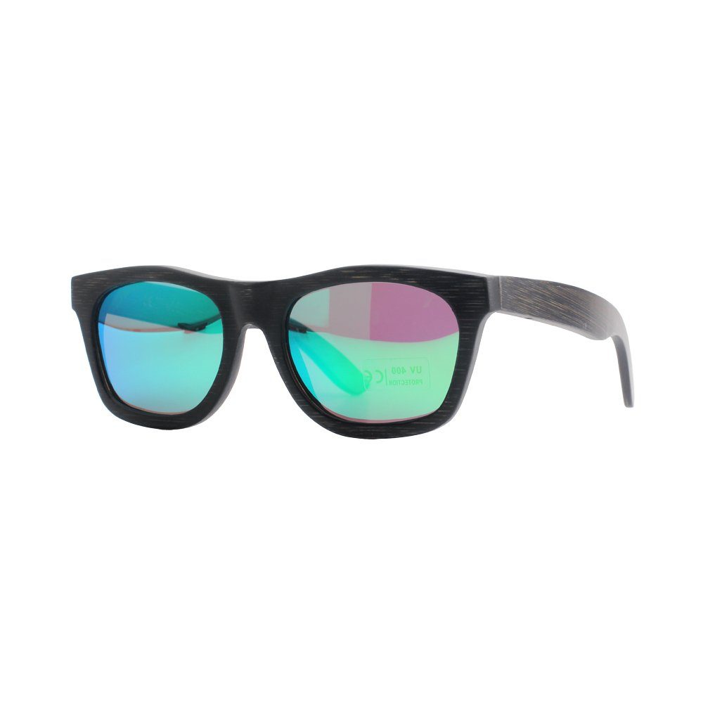 pandoo Sonnenbrille Bambus Sonnenbrille polarisiert